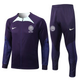 22-23 Inter milan (purple) Jacket Adult Sweater tracksuit set