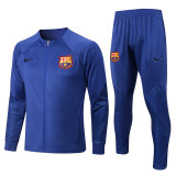 22-23 Barcelona bright blue) Jacket Adult Sweater tracksuit set
