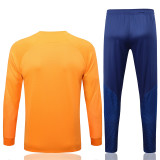 22-23 Barcelona (Orange) Jacket Adult Sweater tracksuit set