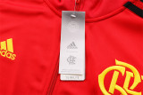 22-23 Flamengo (Red) Jacket Adult Sweater tracksuit set