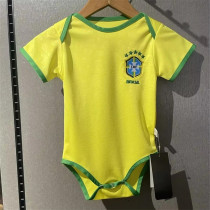 2022 Brazil home baby Thailand Quality Soccer Jersey
