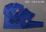 22-23 Barcelona (bright blue) Adult Sweater tracksuit set Training Suit