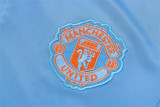 22-23 Manchester United (blue) Adult Sweater tracksuit set