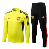 22-23 Flamengo (yellow) Adult Soccer Jacket Training Suit