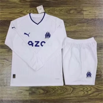Long sleeve 22-23 Marseille home Set.Jersey & Short High Quality
