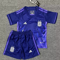 Kids kit 2022 Argentina Away Thailand Quality