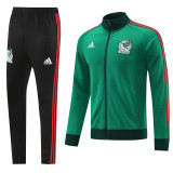 22-23 Mexico (green) Jacket Adult Sweater tracksuit set