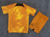 WORLD CUP 2022 Netherlands home Adult Jersey & Short Set Quality