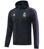22-23 Real Madrid (black) Windbreaker Soccer Jacket