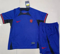 Kids kit 2022 Netherlands Away Thailand Quality
