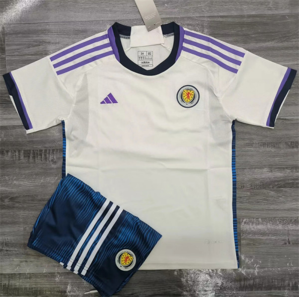 Kids kit 2022 Scotland Away Thailand Quality