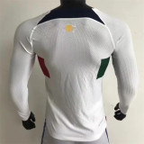 Long sleeve 2022 Portugal Away Player Version Thailand Quality