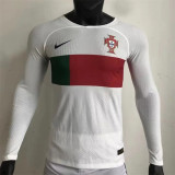 Long sleeve 2022 Portugal Away Player Version Thailand Quality