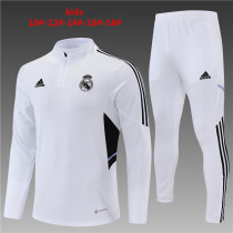 Young 22-23 Real Madrid (White) Sweater tracksuit set