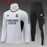 Young 22-23 Real Madrid (White) Sweater tracksuit set