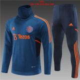 Young 22-23 Manchester United (blue) Sweater tracksuit set
