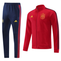 2022 Spain (Red) Jacket  Adult Sweater tracksuit set