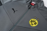 22-23 Borussia Dortmund (grey) Jacket Adult Sweater tracksuit set