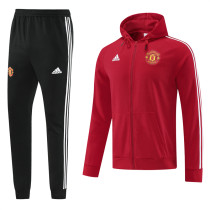 22-23 Manchester United (Red) Jacket and cap set training suit Thailand Qualit