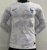 Long sleeve 2022 France Away Player Version Thailand Quality