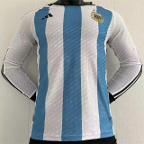 Long sleeve 2022 Argentina home Player Version Thailand Quality
