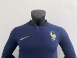 Long sleeve 2022 France home Player Version Thailand Quality