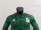 Long sleeve 2022 Mexico home Player Version Thailand Quality