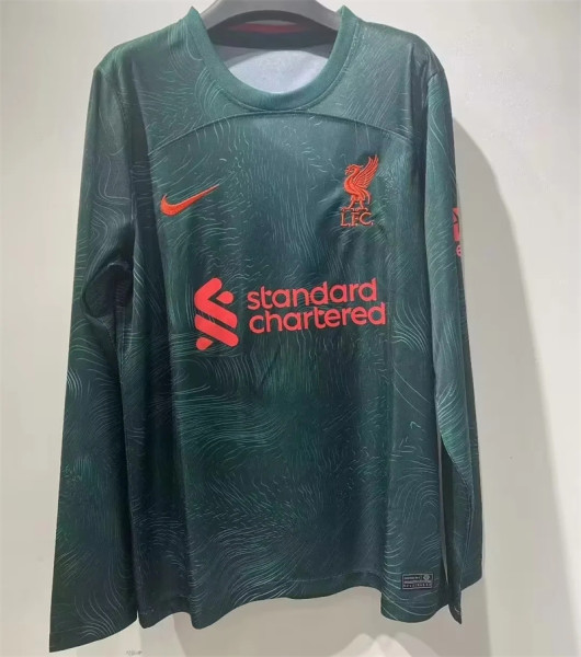 22-23 Liverpool Third Away Long sleeve Thailand Quality