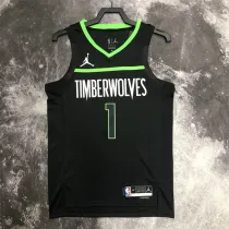 23 Minnesota Timberwolves 23赛季森林狼飞人限定1号爱德华兹