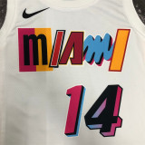 23 Miami Heat NBA  23赛季热火队城市版 14号 希罗