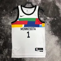 23 Minnesota Timberwolves  23赛季 森林狼 城市版 1号 爱德华兹