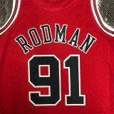 Chicago Bulls  SW公牛队98赛季红色91号 罗德曼