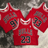 Chicago Bulls  SW公牛队98赛季红色91号 罗德曼