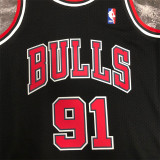 Chicago Bulls  SW公牛队98赛季黑色91号 罗德曼