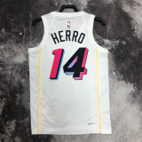 23 Miami Heat NBA  23赛季热火队城市版 14号 希罗