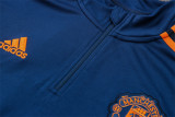22-23 Manchester United (indigo) Adult Sweater tracksuit set