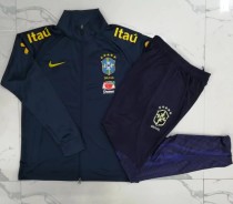 22-23 Brazil (Royal blue) Jacket Adult Sweater tracksuit set