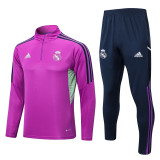 22-23 Real Madrid (purple) Adult Sweater tracksuit set