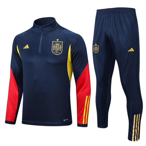 2022 Spain (Royal blue) Adult Soccer Jacket Training Suit