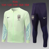 Young 22-23 Brazil (green) Jacket Sweater tracksuit set