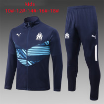 Young 22-23 Marseille (Royal blue) Jacket Sweater tracksuit set