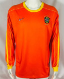 Long sleeve 1998 Brazil (Goalkeeper) Retro Jersey Thailand Quality