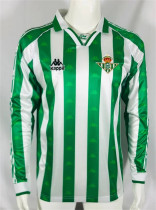 Long sleeve 95-97 Real Betis home Retro Jersey Thailand Quality