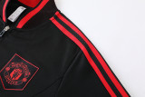 22-23 Manchester United (black) Jacket Adult Sweater tracksuit set