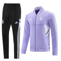 22-23 Real Madrid (purple) Jacket Adult Sweater tracksuit set