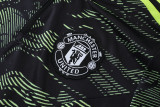 22-23 Manchester United (blackish green) Adult Sweater tracksuit set