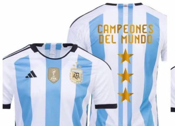 3 stars 2022 Argentina home (Commemorate 3 stars) Fans Version Thailand Quality