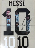 Argentina's World Cup Final 2022 Lionel Messi No. 10 signed the contract