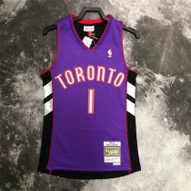 Toronto Raptors SW猛龙队 00赛季 紫黑色 1号 麦迪