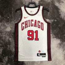 Chicago Bulls 23赛季公牛队 城市版 91号 罗德曼